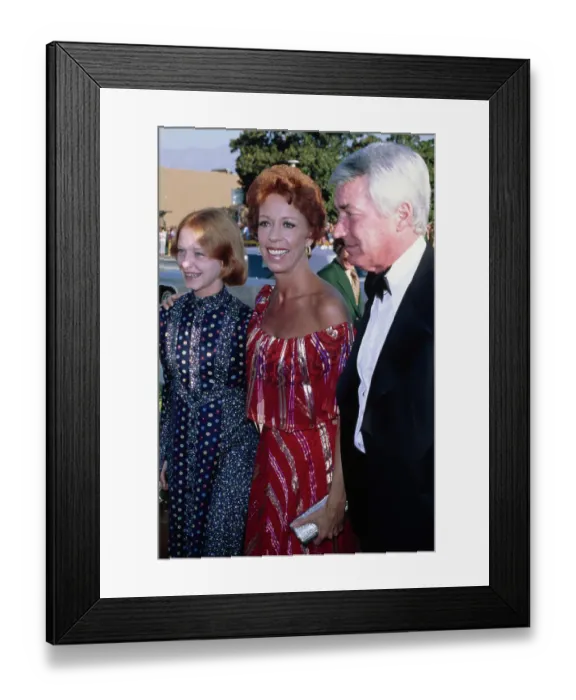 Framed Print : Carrie Hamilton, Carol Burnett & Joe Hamilton Framed Print : Carrie Hamilton, Carol Burnett & Joe Hamilton
