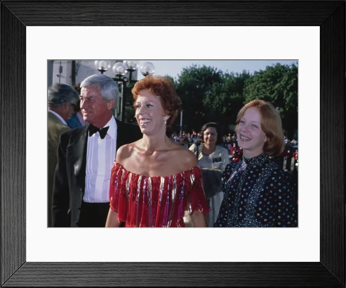 Framed Print : Joe Hamilton, Carol Burnett & Carrie Hamilton Framed Print : Joe Hamilton, Carol Burnett & Carrie Hamilton