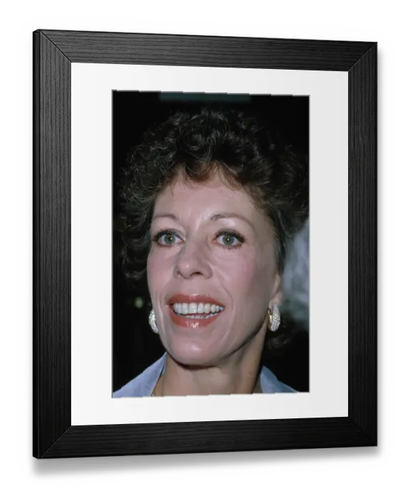 Framed Print : Carol Burnett, American Comedian, Actress & Singer Framed Print : Carol Burnett, American Comedian, Actress & Singer