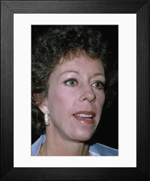 Framed Print : Carol Burnett, American Comedian, Actress & Singer Framed Print : Carol Burnett, American Comedian, Actress & Singer