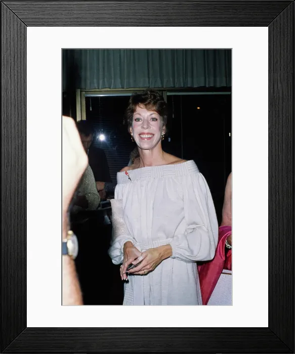 Framed Print : Carol Burnett, American Comedian, Actress & Singer Framed Print : Carol Burnett, American Comedian, Actress & Singer