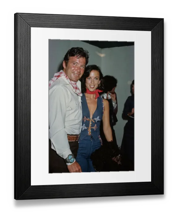 Framed Print : William Shatner & Marcy Lafferty Framed Print : William Shatner & Marcy Lafferty