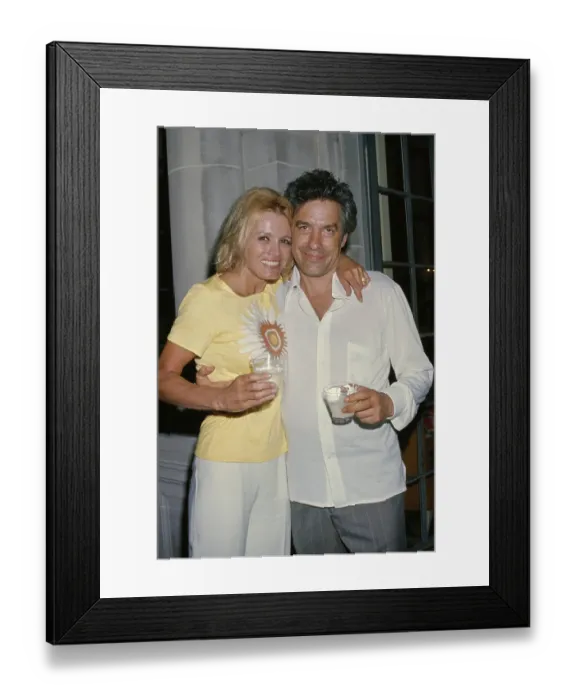 Framed Print : Angie Dickinson And John Cassavetes