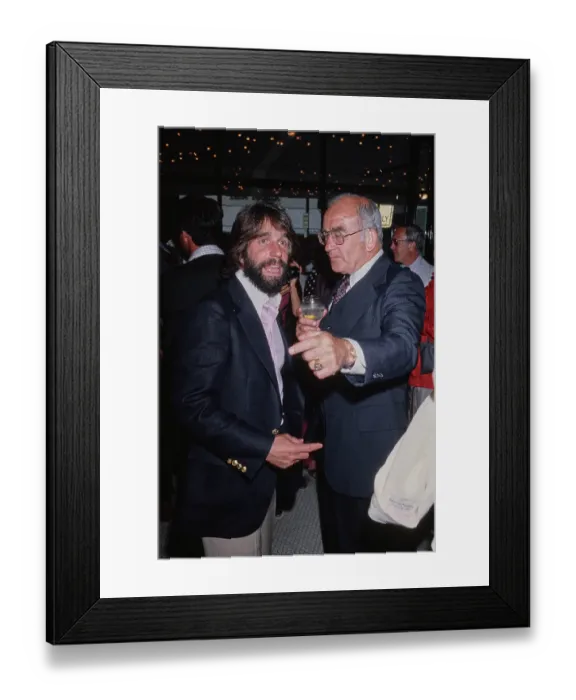 Framed Print : Henry Winkler & Ed Asner Framed Print : Henry Winkler & Ed Asner