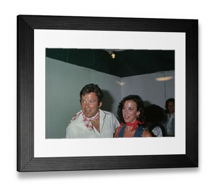 Framed Print : William Shatner & Marcy Lafferty Framed Print : William Shatner & Marcy Lafferty