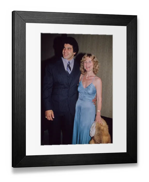 Framed Print : Mr. & Mrs. Lou Ferrigno Framed Print : Mr. & Mrs. Lou Ferrigno