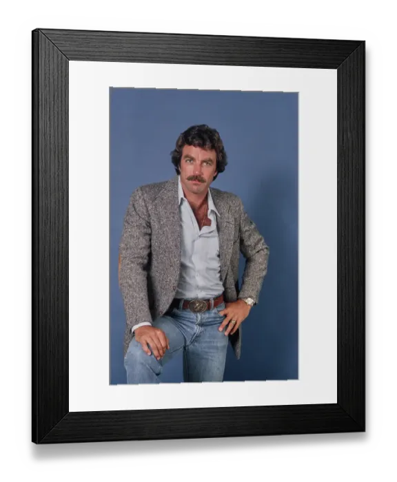 Framed Print : Tom Selleck, American Actor Framed Print : Tom Selleck, American Actor