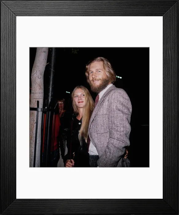 Framed Print : Mr. & Mrs. Jeff Bridges Framed Print : Mr. & Mrs. Jeff Bridges