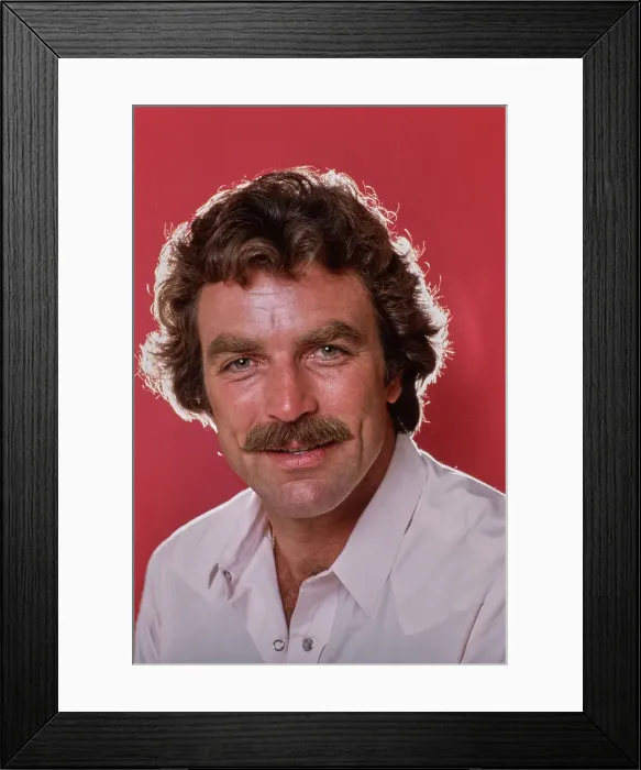 Framed Print : Tom Selleck, American Actor Framed Print : Tom Selleck, American Actor