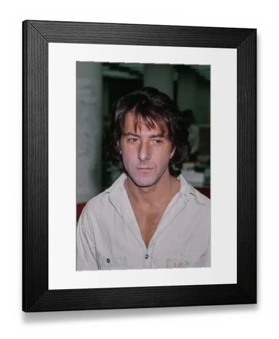 Framed Print : Dustin Hoffman, American Actor Framed Print : Dustin Hoffman, American Actor