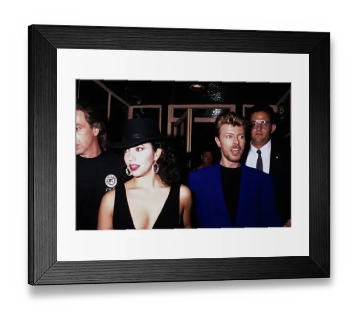 Framed Print : Melissa Hurley And David Bowie Framed Print : Melissa Hurley And David Bowie