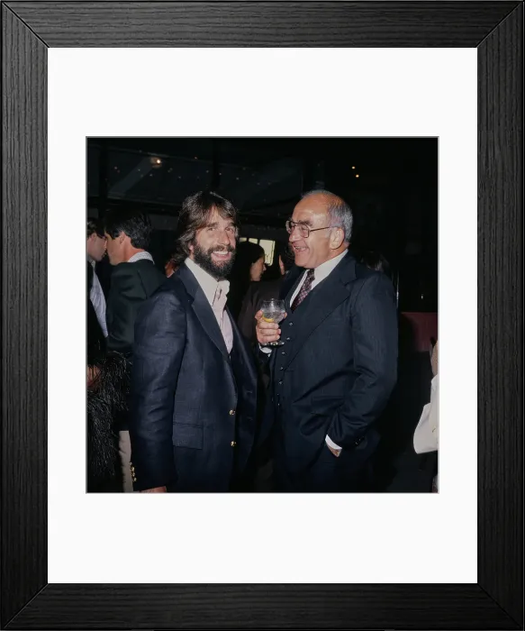 Framed Print : Henry Winkler & Ed Asner Framed Print : Henry Winkler & Ed Asner