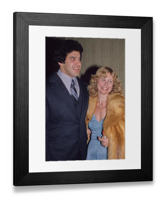 Framed Print : Mr. & Mrs. Lou Ferrigno Framed Print : Mr. & Mrs. Lou Ferrigno