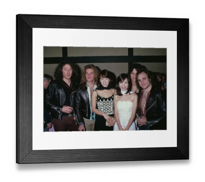 Framed Print : Van Halen And Fans Framed Print : Van Halen And Fans