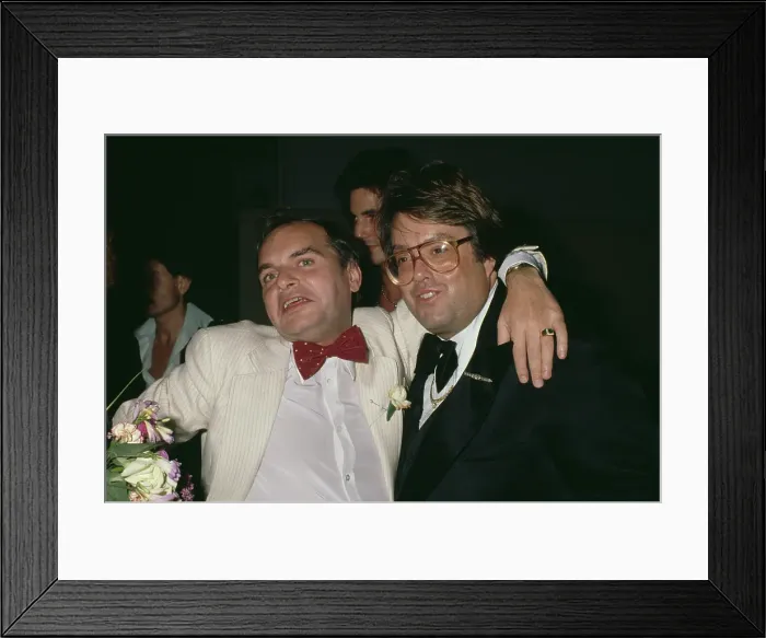Framed Print : Billy Gaff And Allan Carr Framed Print : Billy Gaff And Allan Carr