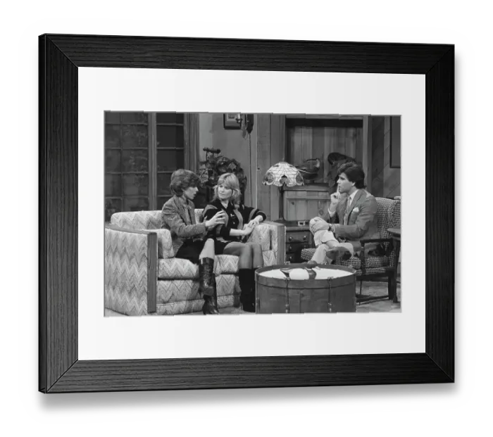 Framed Print : Laura Schlessinger and Candice Earley Framed Print : Laura Schlessinger and Candice Earley
