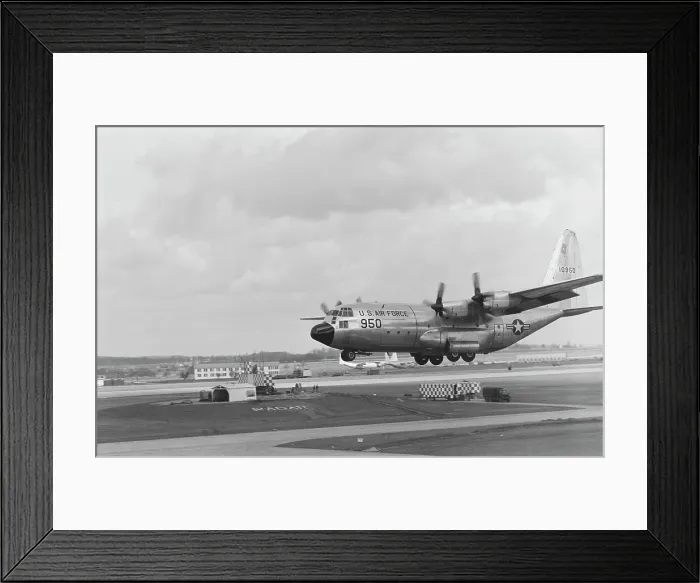 Framed Print : Lockheed C-130B Hercules Framed Print : Lockheed C-130B Hercules