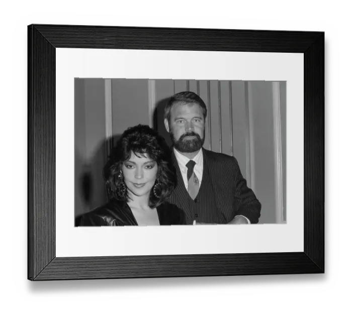 Framed Print : Apollonia Kotero and Glen Campbell Framed Print : Apollonia Kotero and Glen Campbell