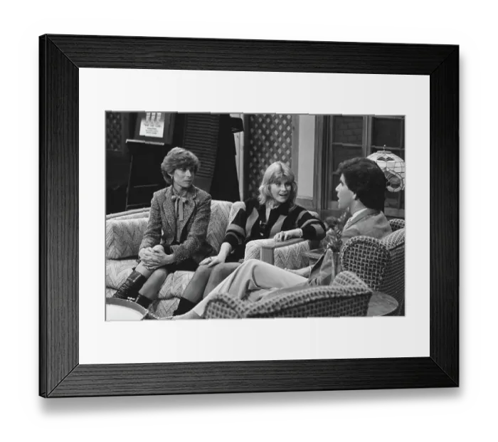 Framed Print : Laura Schlessinger and Candice Earley Framed Print : Laura Schlessinger and Candice Earley