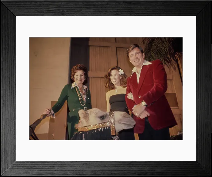 Framed Print : William Shatner & Marcy Lafferty