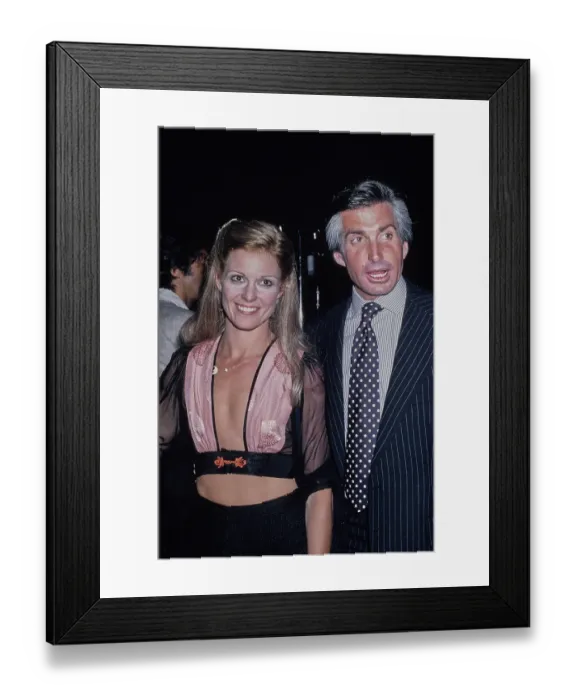 Framed Print : Susan Saint James & George Hamilton Framed Print : Susan Saint James & George Hamilton