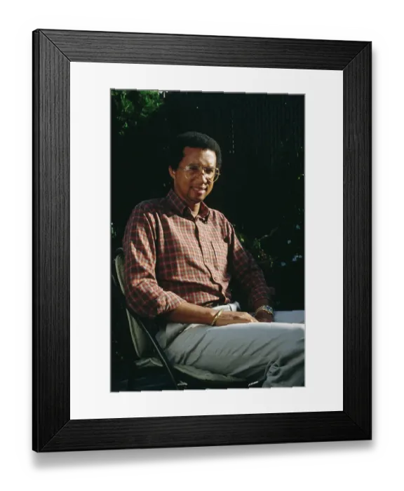 Framed Print : Arthur Ashe, American Tennis Player Framed Print : Arthur Ashe, American Tennis Player