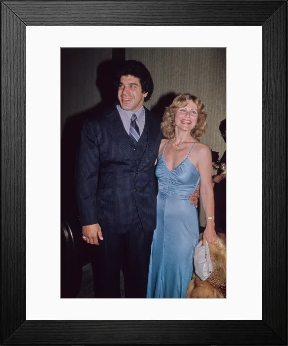 Framed Print : Mr. & Mrs. Lou Ferrigno