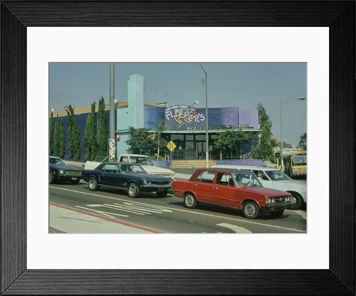 Framed Print : Denny Cordell Presents Flipper's Roller Boogie Palace, West Hollywood Framed Print : Denny Cordell Presents Flipper's Roller Boogie Palace, West Hollywood