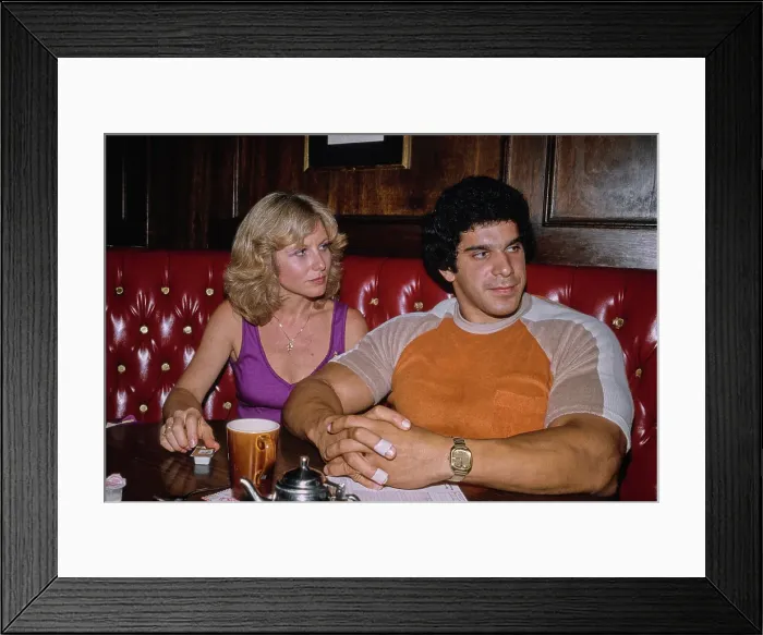 Framed Print : Mr. & Mrs. Lou Ferrigno Framed Print : Mr. & Mrs. Lou Ferrigno