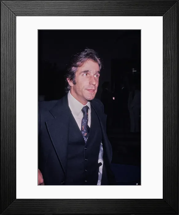 Framed Print : Henry Winkler, American Actor
