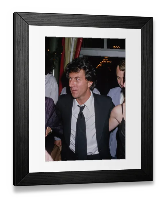 Framed Print : Dustin Hoffman, American Actor Framed Print : Dustin Hoffman, American Actor