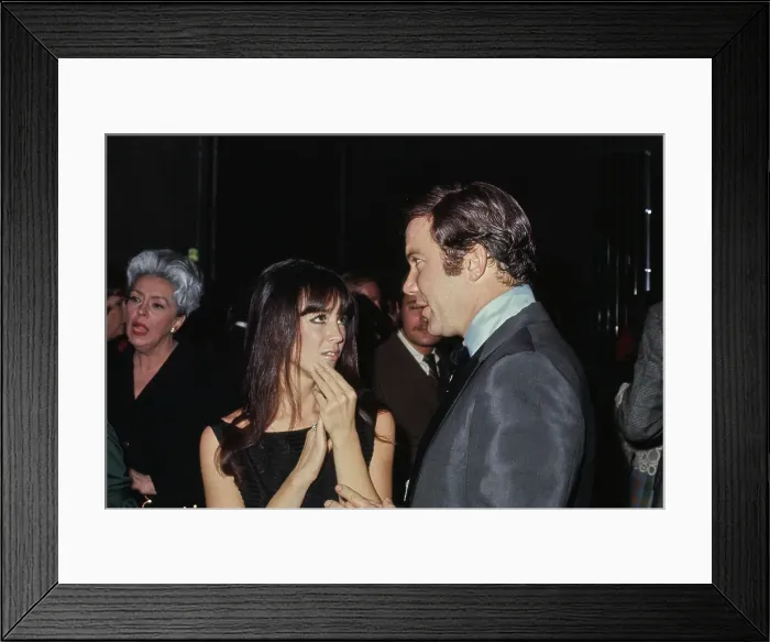 Framed Print : William Shatner & Marcy Lafferty