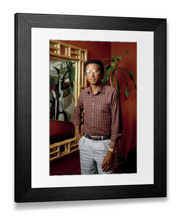 Framed Print : Arthur Ashe, American Tennis Player Framed Print : Arthur Ashe, American Tennis Player