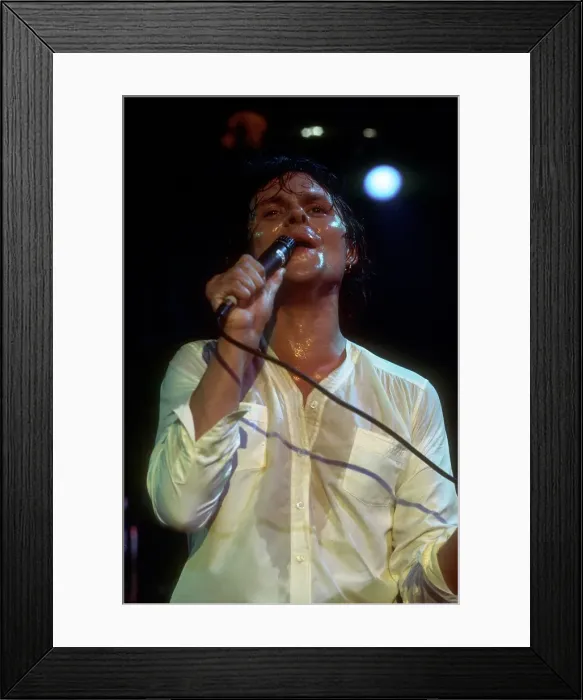 Framed Print : Michael Des Barres Performing Framed Print : Michael Des Barres Performing