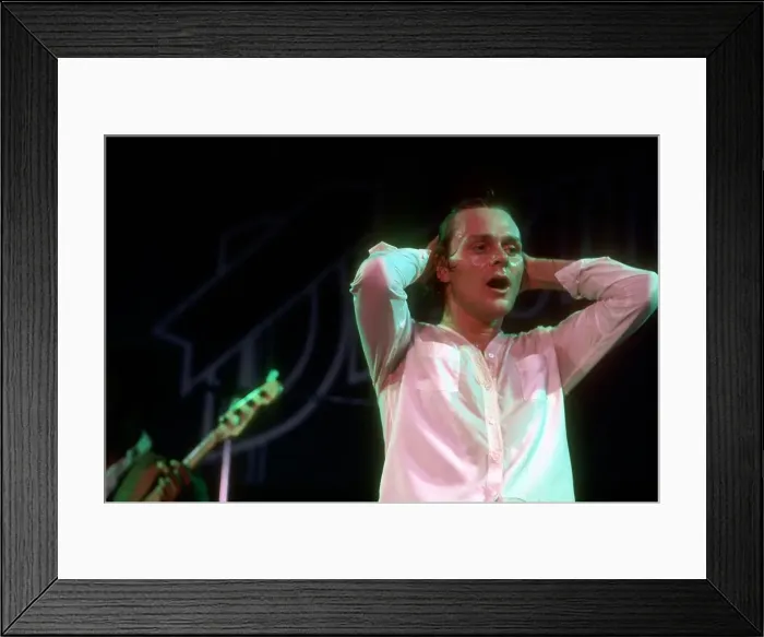 Framed Print : Michael Des Barres Performing Framed Print : Michael Des Barres Performing