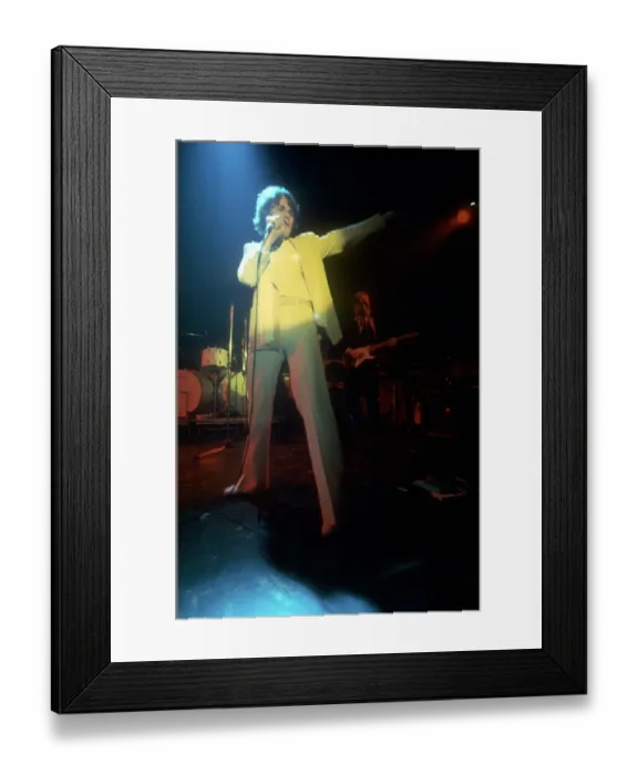 Framed Print : Michael Des Barres Performing