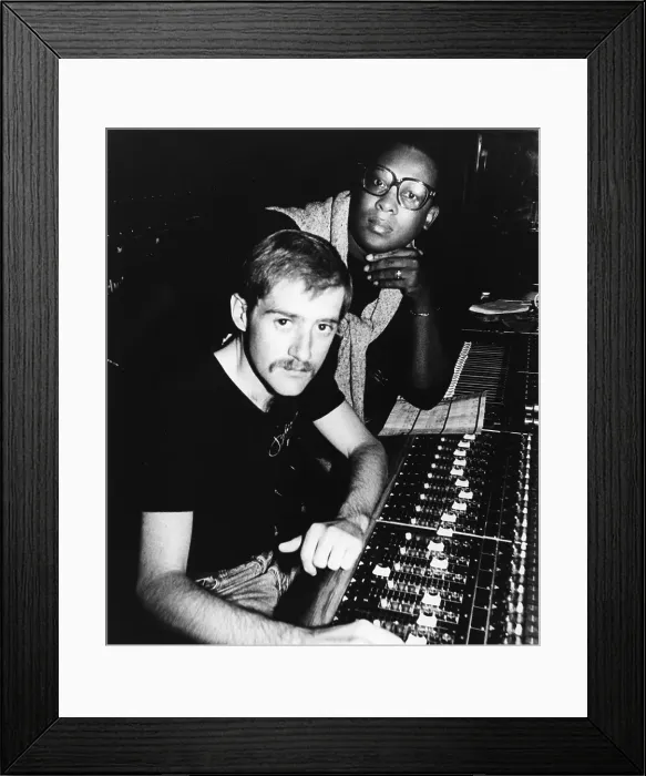 Framed Print : Sylvester And Producer Portrait Framed Print : Sylvester And Producer Portrait
