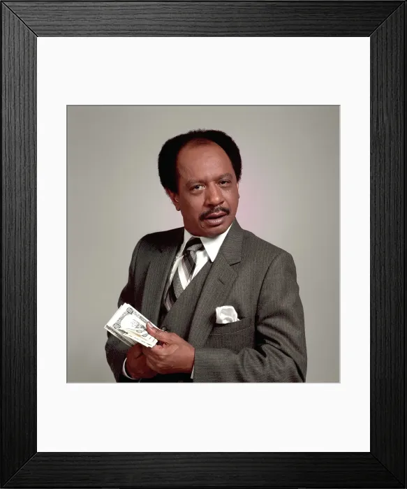 Framed Print : Sherman Hemsley Portrait Framed Print : Sherman Hemsley Portrait