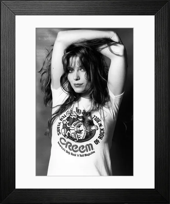 Framed Print : Portrait Wearing R.Crumb Creem T-Shirt Framed Print : Portrait Wearing R.Crumb Creem T-Shirt