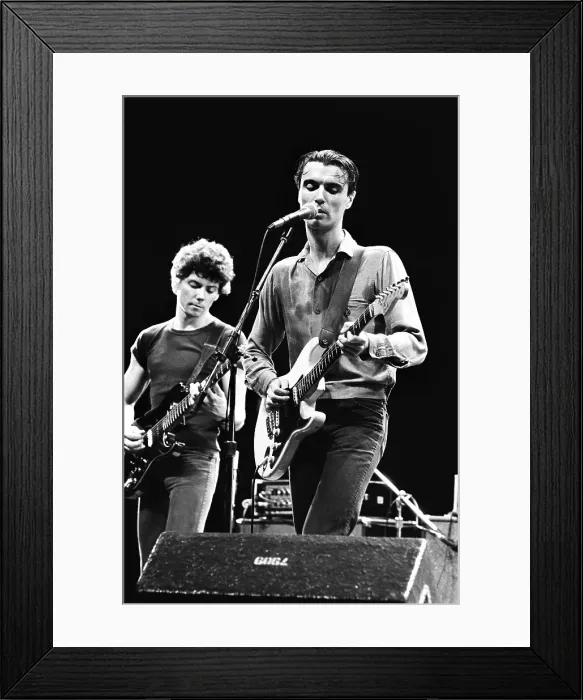 Framed Print : Talking Heads In Concert Framed Print : Talking Heads In Concert