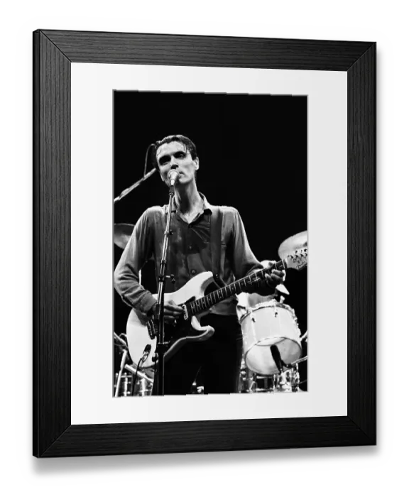 Framed Print : Talking Heads In Concert Framed Print : Talking Heads In Concert