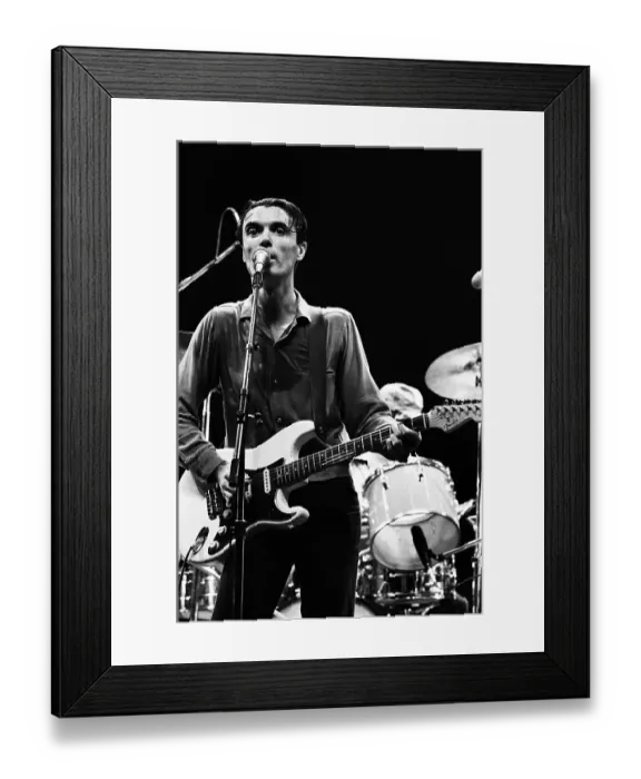 Framed Print : Talking Heads In Concert Framed Print : Talking Heads In Concert