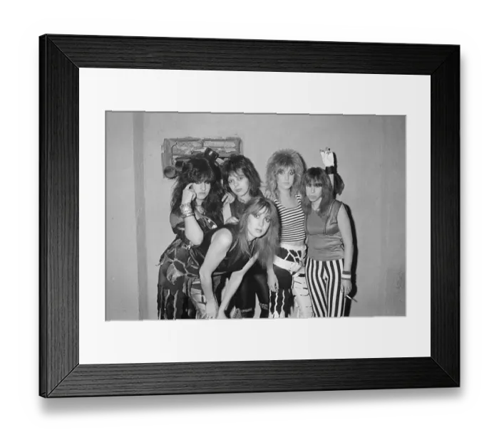 Framed Print : Rock band Girlschool Framed Print : Rock band Girlschool