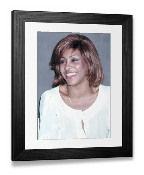 Framed Print : Tina Turner Smiling Framed Print : Tina Turner Smiling
