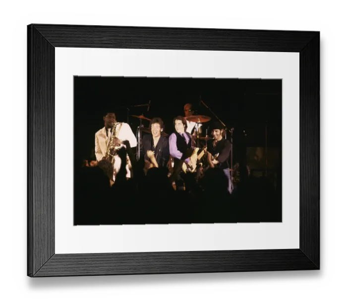 Framed Print : Bruce Springsteen And The E Street Band Framed Print : Bruce Springsteen And The E Street Band