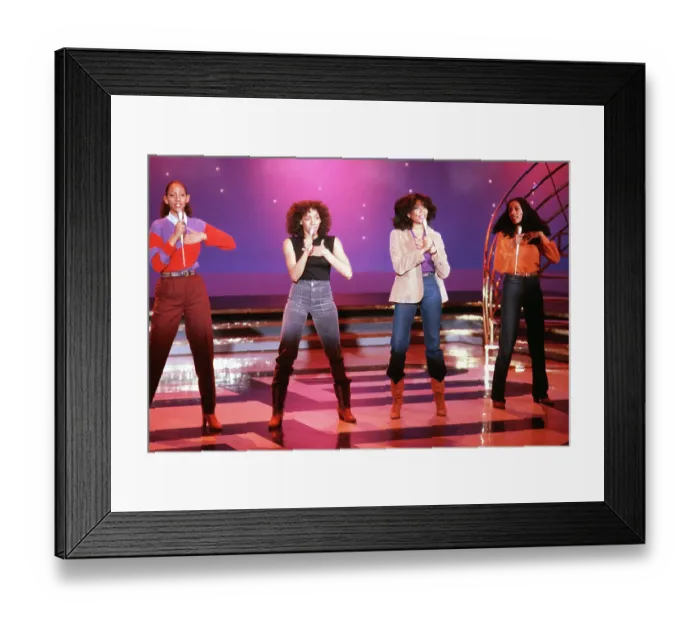 Framed Print : Sister Sledge Performing Framed Print : Sister Sledge Performing