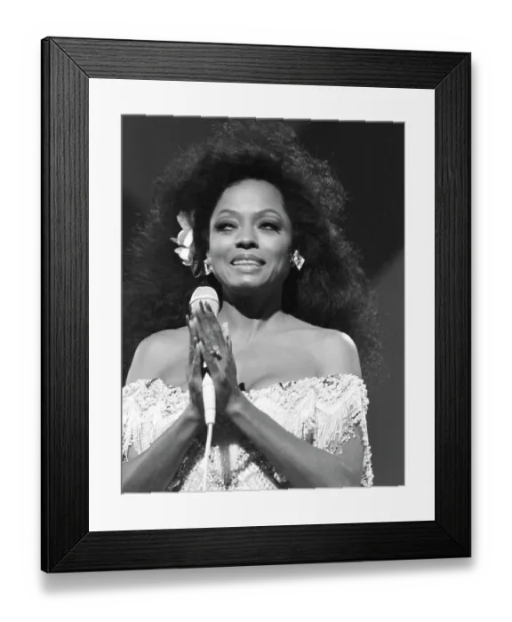 Framed Print : Diana Ross Performing Framed Print : Diana Ross Performing