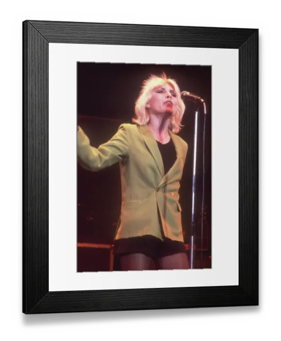 Framed Print : Blondie Performing In LA Framed Print : Blondie Performing In LA