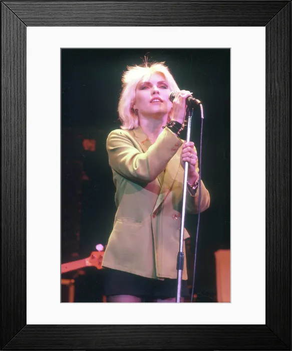 Framed Print : Blondie Performing In LA Framed Print : Blondie Performing In LA