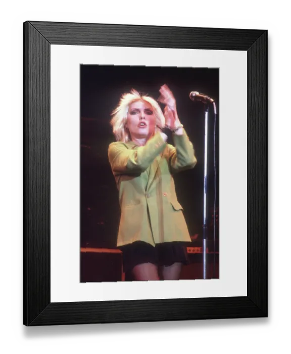 Framed Print : Blondie Performing In LA Framed Print : Blondie Performing In LA